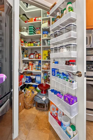 Dream custom built organized Pantry