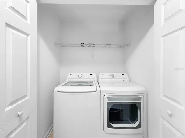 Washer and Dryer Closet