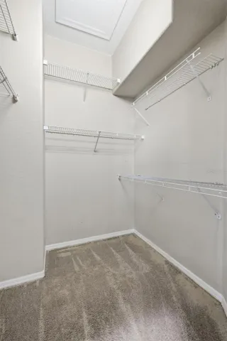 Primary closet