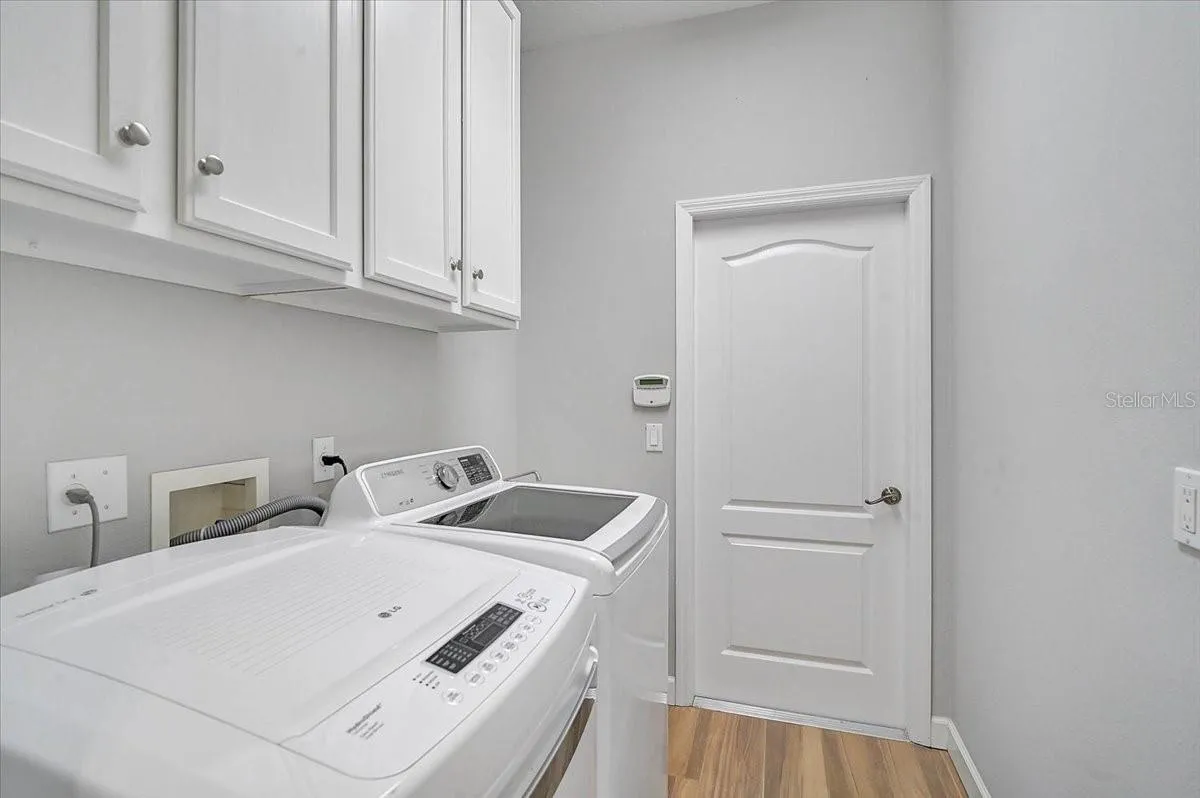 Laundry room, door goes to the garage