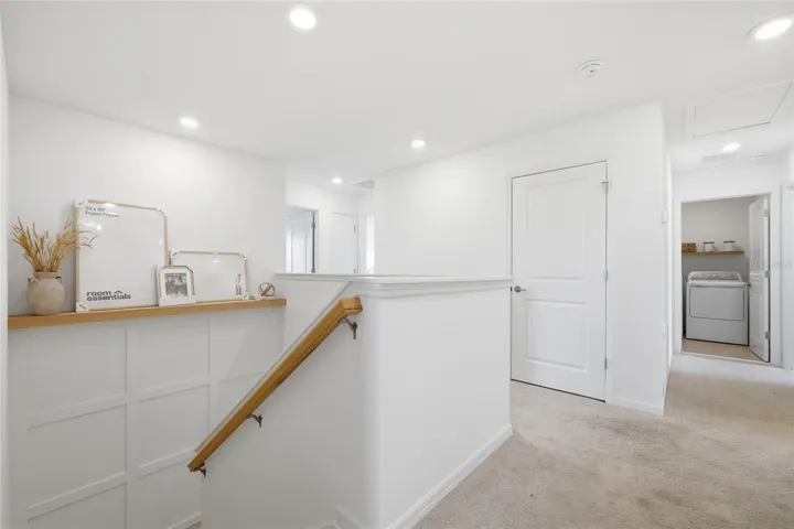 Upstairs Landing and Laundry Room
