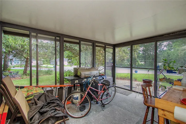 Enclosed Rear Porch