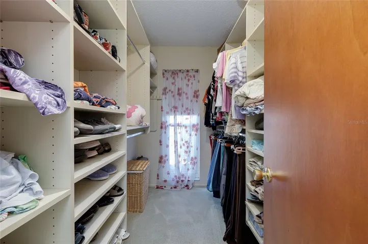 Primary walk in closet