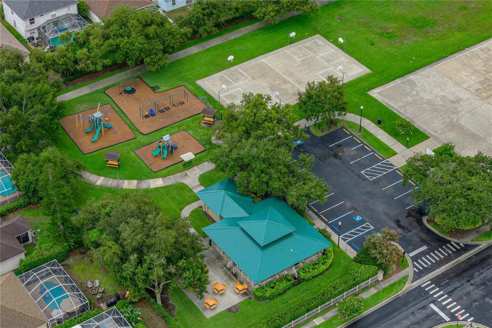 Fox Wood community center and playground