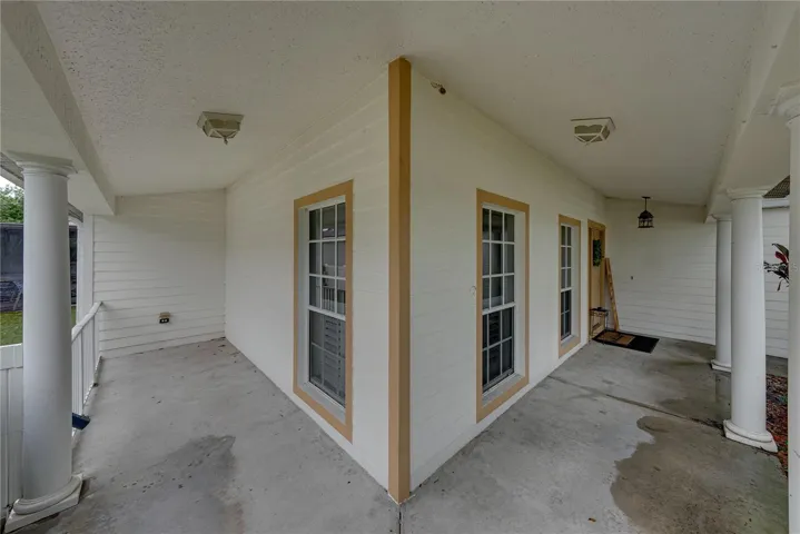 Front open porch