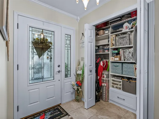 FOYER WITH CUSTOM CLOSET