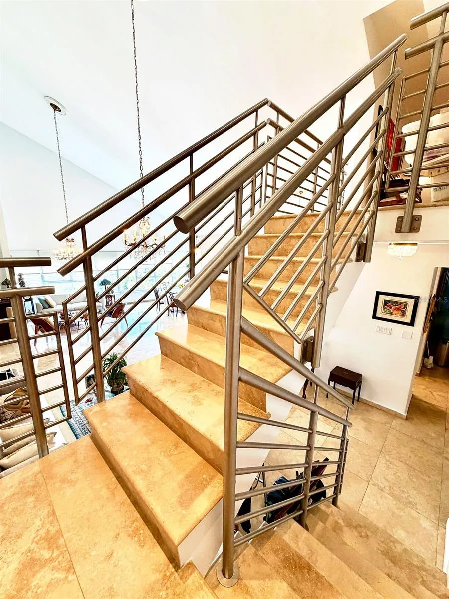 Staircase to second floor