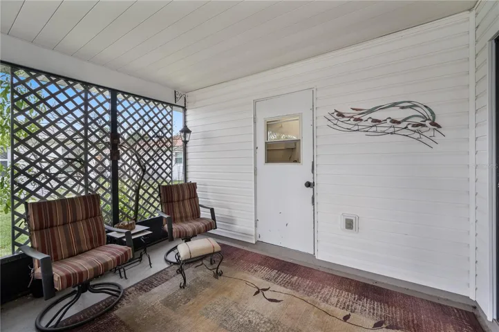 Screened porch
