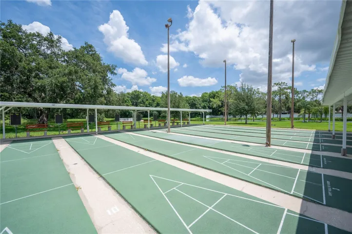 Shufleboard courts