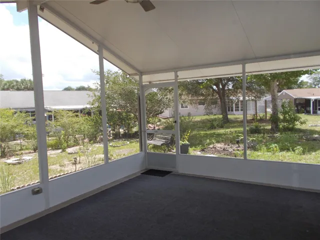 Rear porch