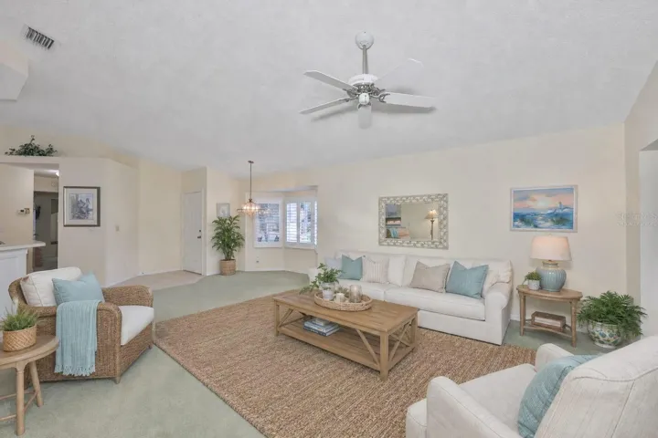 Virtually Staged Living Room