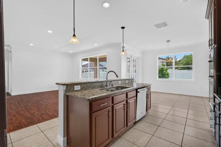 Kitchen Open to Living Space