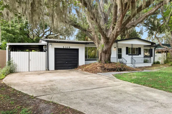 1 Car Carport & 1 Car Converted Garage