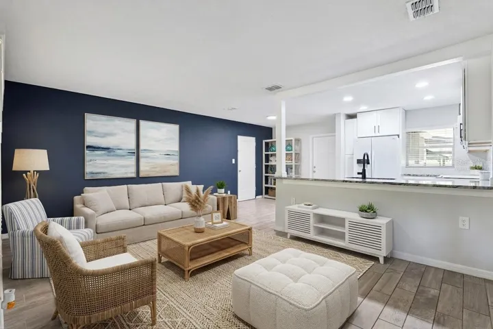 Virtually Staged Living Room