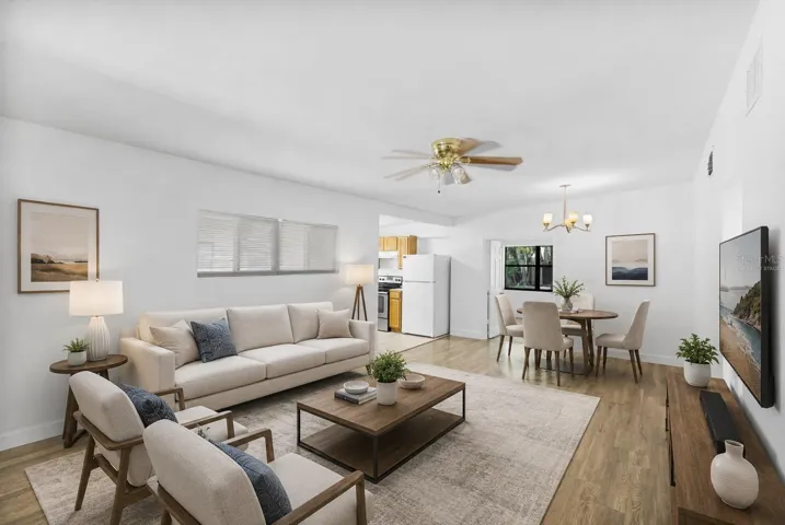 Virtually Staged - Main Living Room