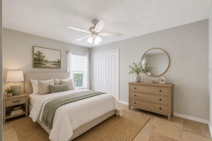 Virtually Staged Bedroom 2