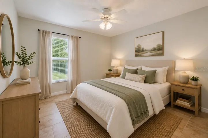 Virtually Staged Bedroom 4