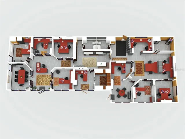 Main Offices 3D Flooplan