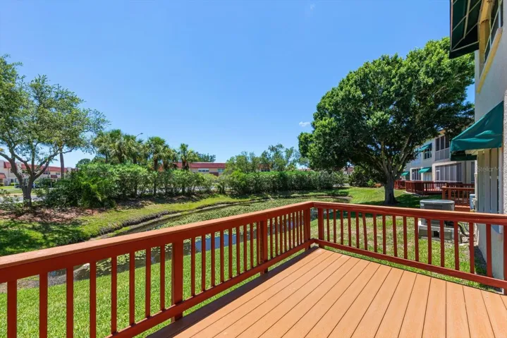 DECK W/POND VIEW