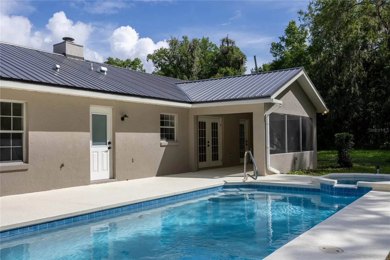 New Pool with Covered Patio