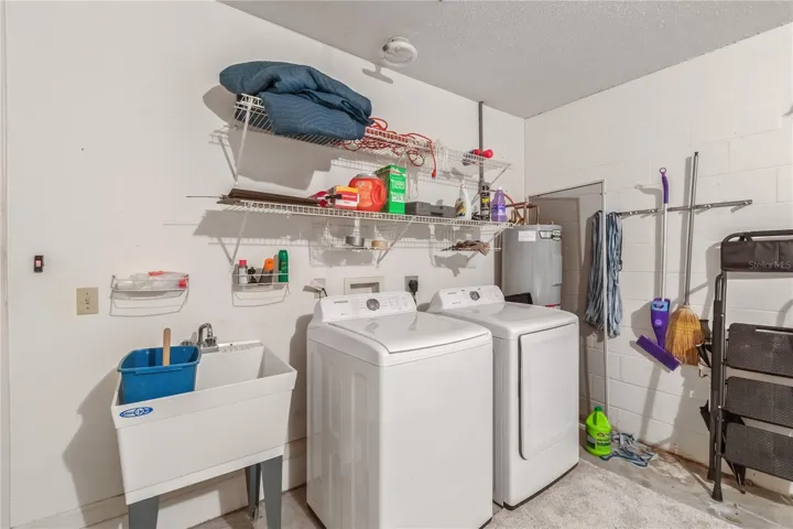 Laundry area