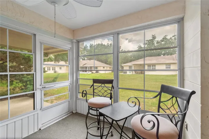 Florida Room -Chairs and Table Stay