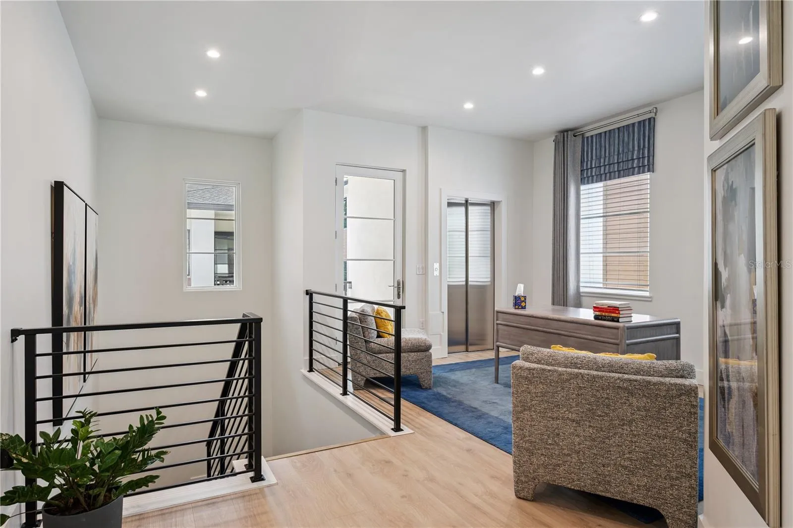 Second Floor Loft with In-Unit Elevator Access
