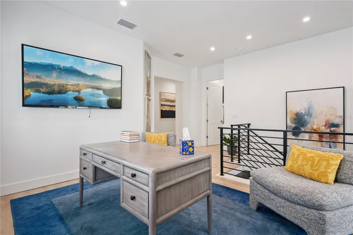 Second Floor Loft with view to Primary and Secondary Bedrooms