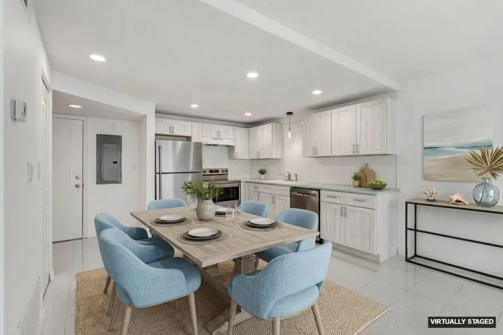 VIRTUALLY STAGED DINING/LIVING AREA