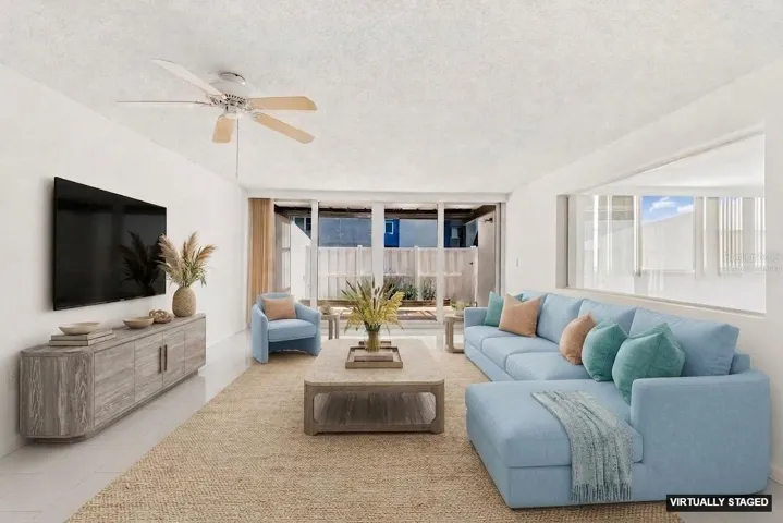 VIRTUALLY STAGED LIVING AREA