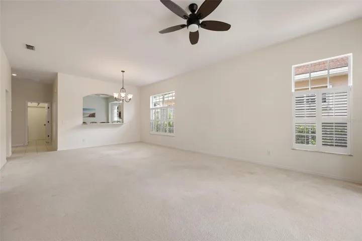 Living room, dining room