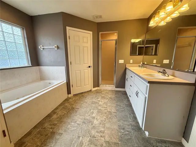 Primary bathroom room