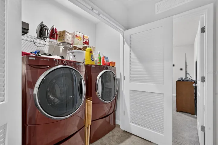 Laundry closet