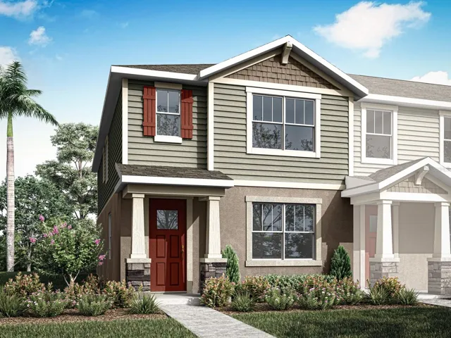 Gardenia Reserve - Catalina II Floorplan - Craftsman Elevation - Architect's Rendering