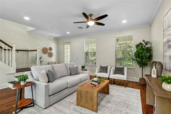 Living Room with Front Exposure and Access to Front Balcony