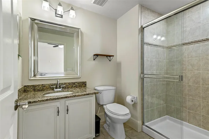 Upstairs Guest Bedroom with Walk-In Shower