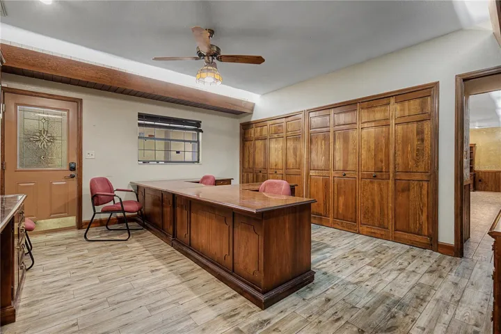 Bonus Office with private entrance, wall of closet and Full Bath