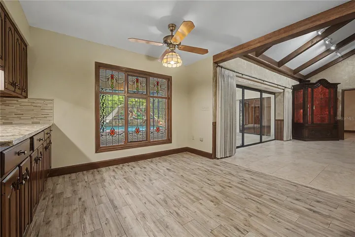 Breakfast room off of Kitchen with buffet counter