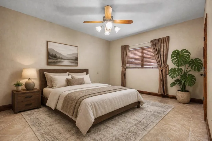 Virtually Staged. Additional Bedroom with built-in closet