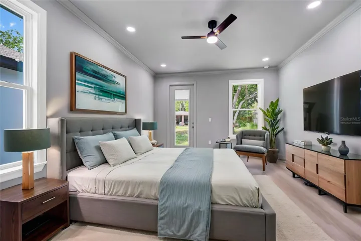 Master Bedroom virtually staged