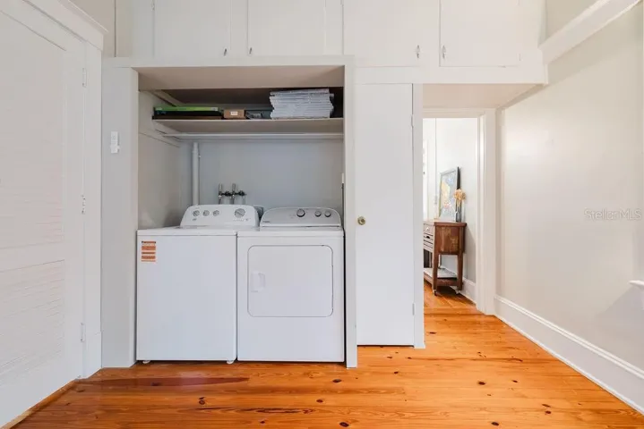 Laundry area.