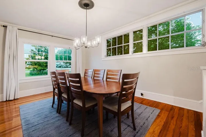 Dining room.
