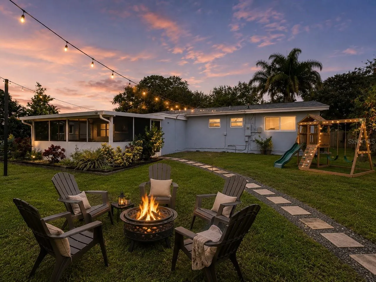 back yard