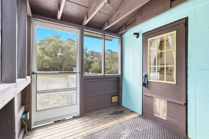 SMALL COVERED PORCH TO FRONT SIDE DOOR