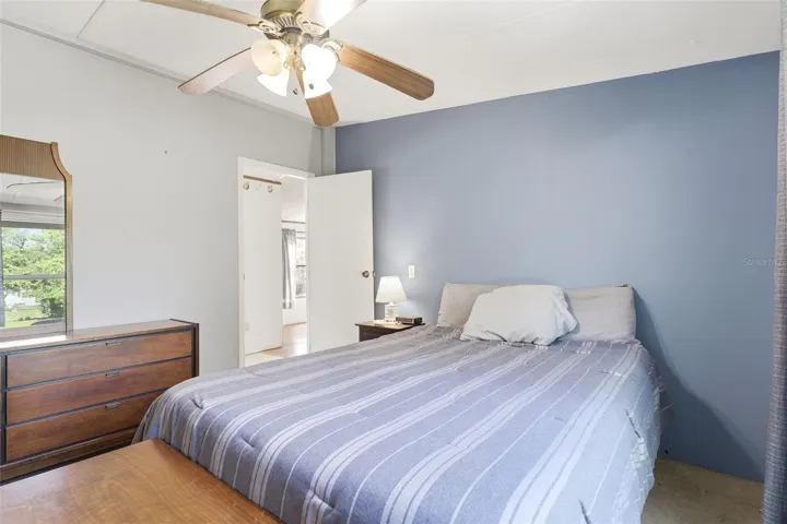 PRIMARY BEDROOM OFF KITCHEN