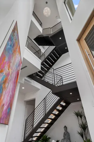 THREE STORY STAIRCASE