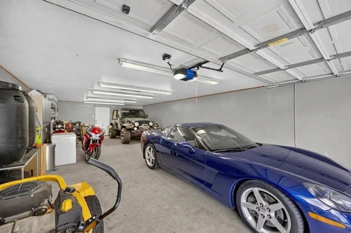 Smaller garage.