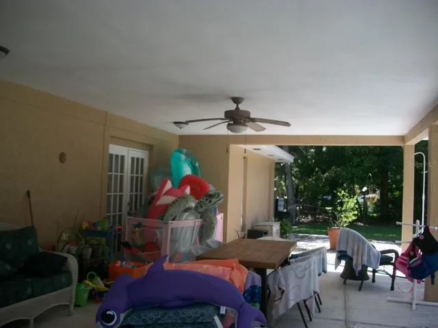 Covered Lanai overlooking Pool