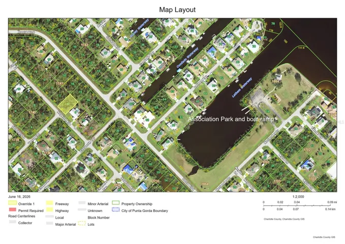 Close to optional Association boat ramp and park