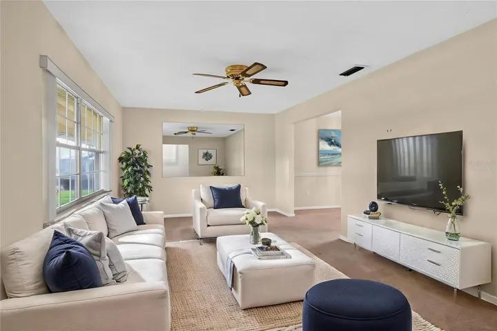 Formal Living Area Virtually Staged